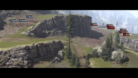 Aperçu de la carte Germania de Total War Arena