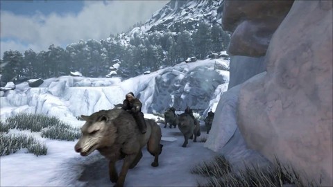 Aperçu des environnements enneigés et marécageux d'ARK: Survival Evolved