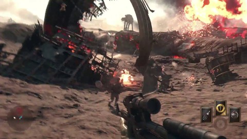 Aperçu du nouveau mode "Battle of Jakku" de Star Wars Battlefront