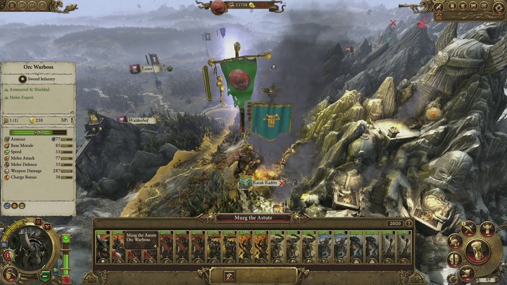 Gameplay : présentation de la campagne Peaux-vertes de Total War Warhammer (VF)