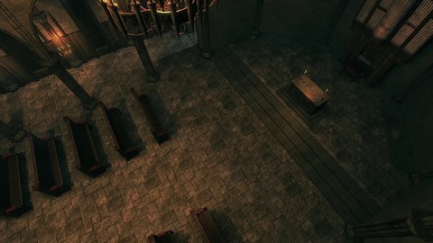 Prototype : aperçu de la "Cathédrale" de Dogma: Eternal Night