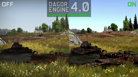 Aperçu de la mise à jour graphique de War Thunder