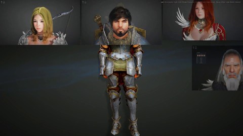 Aperçu des options de personnalisation des avatars de Black Desert Online