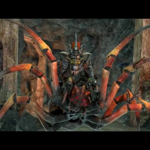 Teaser : le Chevaucheur d'araignée gobelin de Total War Warhammer