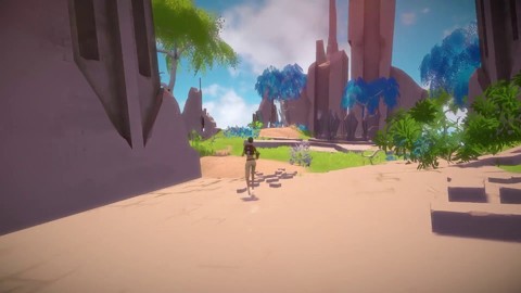 Exploration d'île dans Worlds Adrift