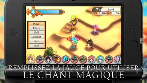 Mécaniques du jeu : Les chants de Stella Glow