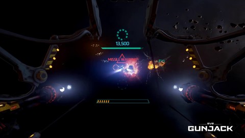 Aperçu du gameplay d'EVE Gunjack
