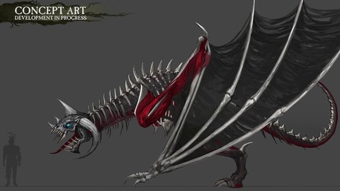 Aperçu du Terrorgheist de Total War Warhammer