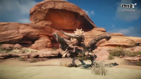 Aperçu de la "Desert Tyrant Wyvern Diablos" de Monster Hunter Online