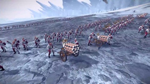 Let's play :  l'Empire contre les Guerriers du Chaos de Total War Warhammer