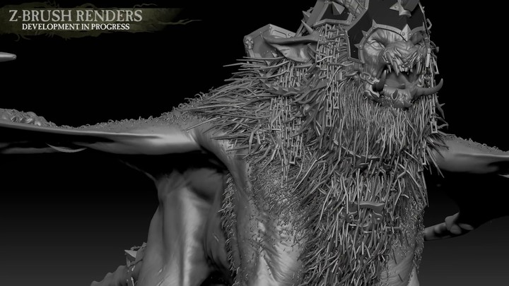 Aperçu de la Manticore du Chaos de Total War Warhammer