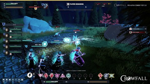 Pré-alpha : le druide de Crowfall en action