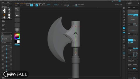 De la conception de la hache du Myrmidon de Crowfall