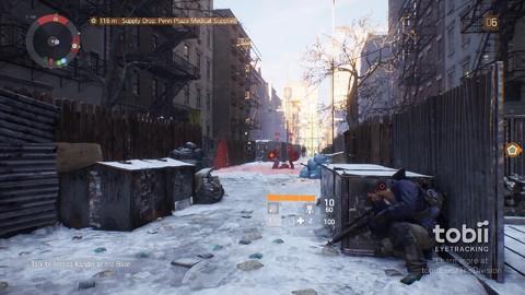 Présentation de la technologie "Tobii Eye Tracking" dans The Division