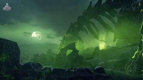 Aperçu du mode Halloween de World of Warships