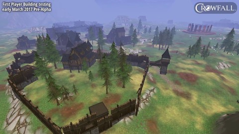 Pré-alpha : premier aperçu des constructions de Crowfall