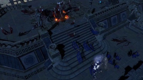 Aperçu de la zone d'Harbour Bridge de Path of Exile: The Fall of Oriath