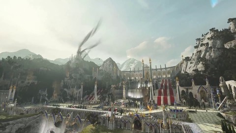 Aperçu de la Porte de l'Aigle des Hauts-elfes de Total War Warhammer 2