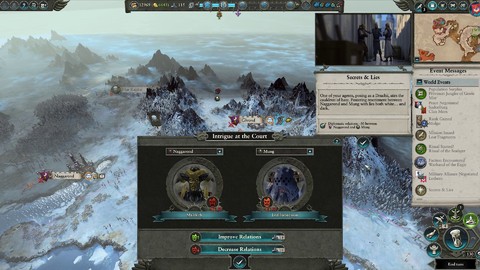 Let's play : "Influence" et "Intrigues de cour" des Hauts-elfes de Total War Warhammer II
