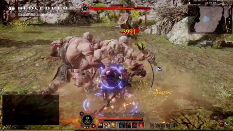 Aperçu du gameplay du Berserker de Bless