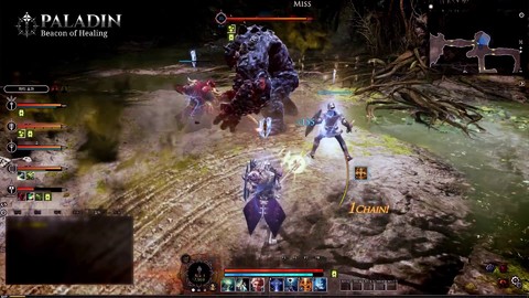 Paladin et jeu de groupe dans Bless Online