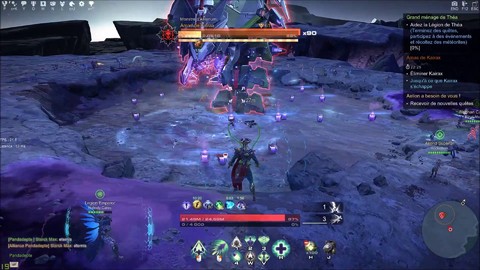 Aperçu de Théa Kairax et les météorites de Skyforge