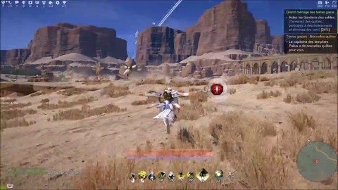 Aperçu de Terre Gaste d'Antéa partie 1, Les vers de sable sur Skyforge