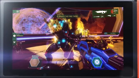 Teaser pour la version Nintendo Switch de Shadowgun Legends