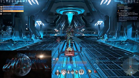 Aperçu du Training Avatar Mécanoide Intégrateur avec les 4 boss rétiaires sur Skyforge