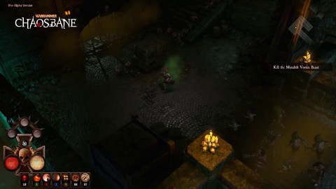 Premier aperçu du gameplay du hack & slash Warhammer Chaosbane