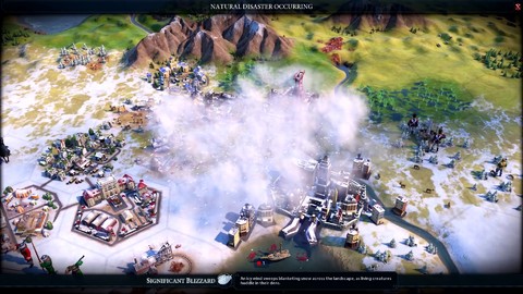 Aperçu des fonctionnalités de l'extension "Gathering Storm" de Civilization VI (VOSTFR)