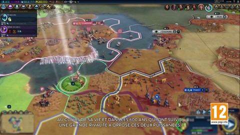 Présentation d'Aliénor d'Aquitaine dans Civilization VI : Gathering Storm