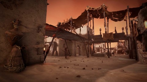 Exploration du monde de Remnant: From the Ashes : le désert de Rhom