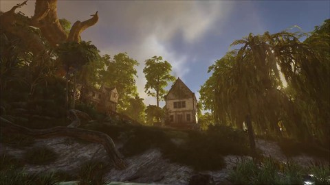 Exploration de la région marécageuse Blackwood d'Atlas