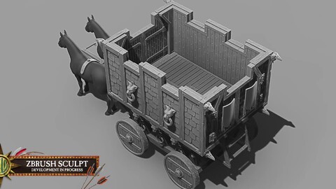 Aperçu du Chariot de Guerre Impérial de Total War: Warhammer 2: The Hunter and the Beast