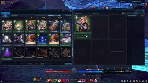 Aperçu du système de cartes à collectionner de Tera