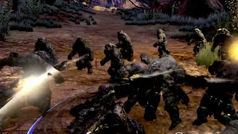 Aperçu du gameplay de la Spellsword de Kingdom Under Fire II