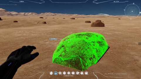 Journal de développement de Dual Universe (décembre 2019, partie 2) : récolte de ressources