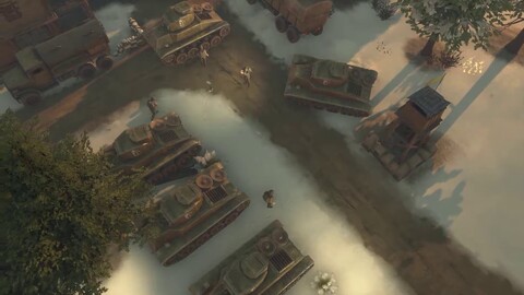 Le gameplay en chars de combat sur Foxhole