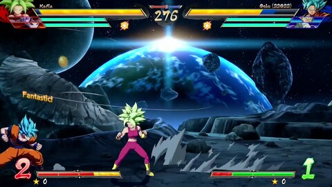 Aperçu du gameplay de Kefla dans Dragon Ball FighterZ