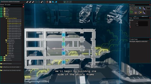 Aperçu de la conception de vaisseaux dans Starbase
