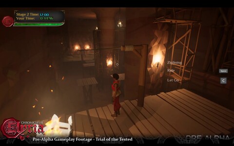 Pré-alpha : aperçu du gameplay des Chronicles of Elyria (exploration de cavernes)
