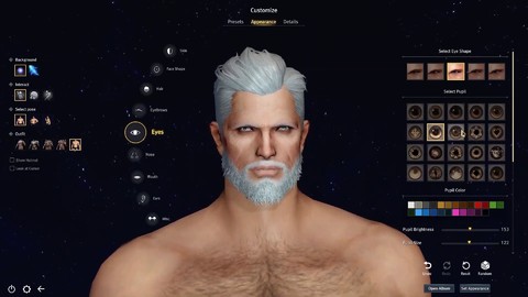 Aperçu des options de créations de personnages d'Astellia