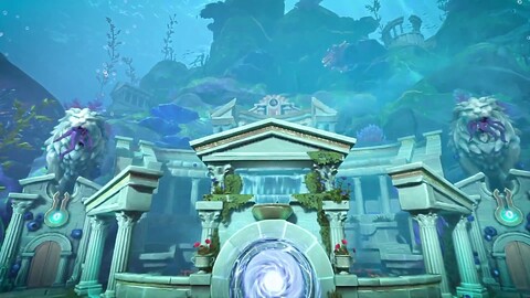 Aperçu de la nouvelle map d'arène "Cthulhu" de SMITE