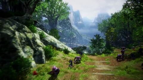 Aperçu des Bois de Terang du MMORPG V4