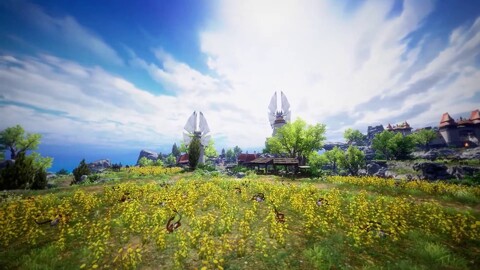 Aperçu de l'Île de Lavena du MMORPG V4
