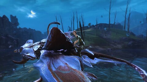 Le voldécume, monture de Guild Wars 2, se dote d'une compétence sous-marine