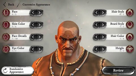 Aperçu de la création de personnage de Warhammer: Odyssey