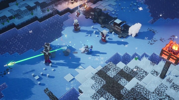 Hiver Rampant, le deuxième DLC de Minecraft Dungeons est disponible