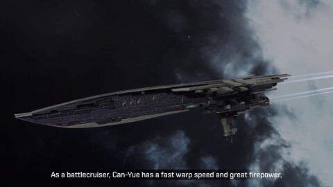 Présentation du croiseur Can-Yue de la faction Yan Jung d'EVE Echoes